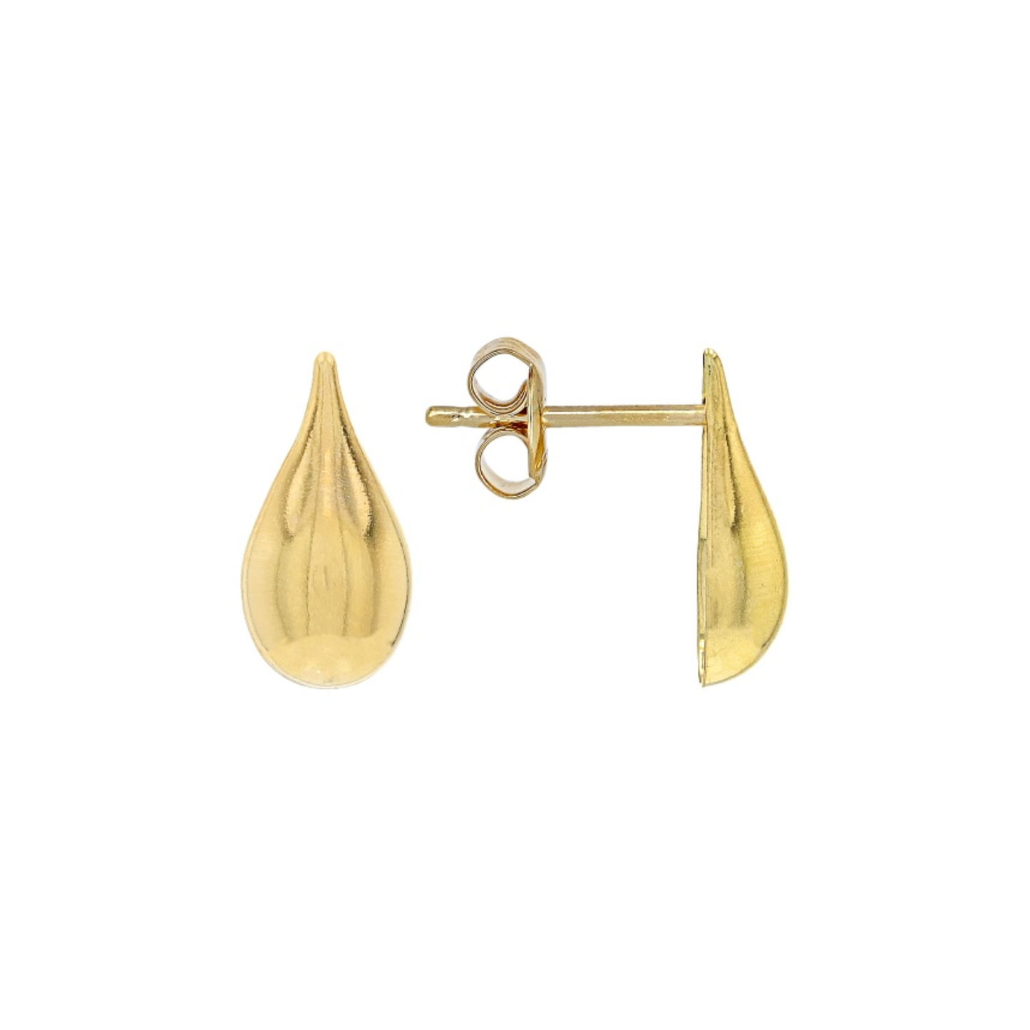 Aretes en Forma de Gota en Oro Amarillo 10K