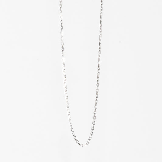 Cadena de plata esterlina 14” con broche de anillo (1.1mm)