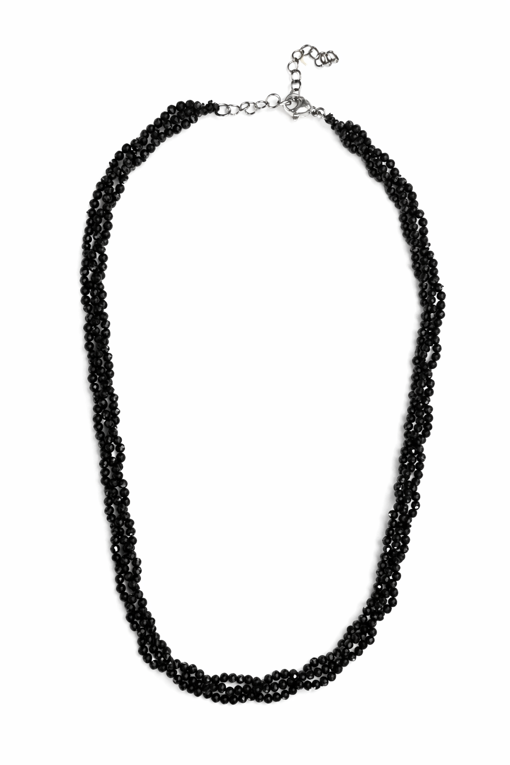 Collar Choker Trenzado en Piedra Natural 16"